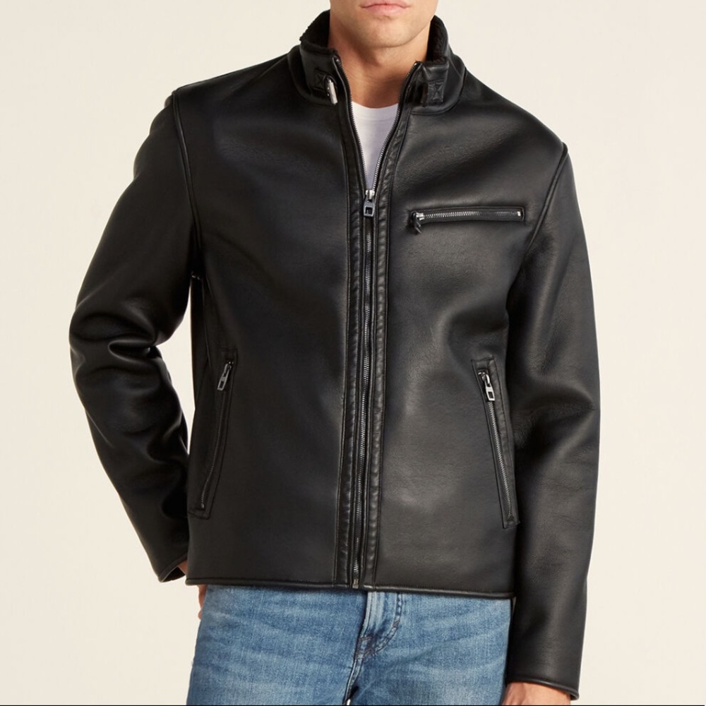 Marc New York Faux Leather Moto Jacket